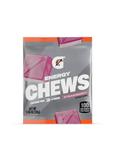 Gatorade energy chews strawberry 16 pouches